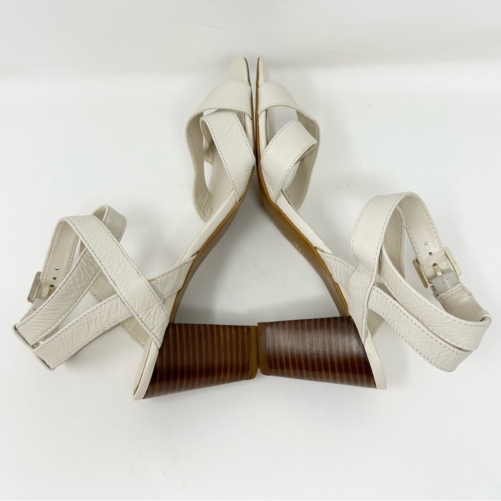 NEW Ralph Lauren Luna 3" Heel Leather Sandals
Shoes 8.5 White Chalk - Picture 7 of 13